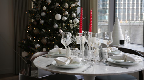 Decorating your table for Christmas, styled by ACG at 8 Water Street